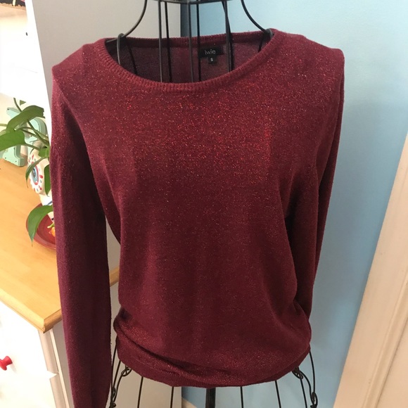 Sparkling Burgundy Wine Sweater - Picture 2 of 8